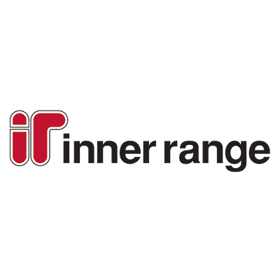 Inner Range logo with a red stylized 'ir' icon and black lowercase sans-serif text.